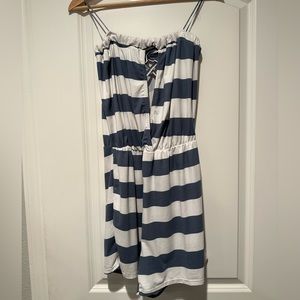 Poof! Strapless romper